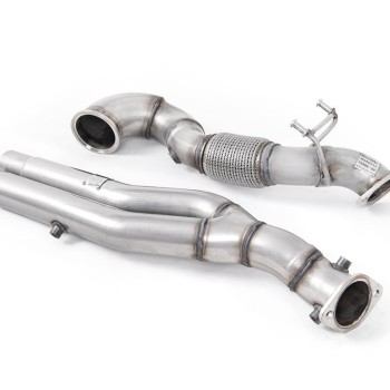 Large Bore Downpipe with Catalyst Delete (Audi RS3 8V+8Y/RSQ3/TTRS MK3)