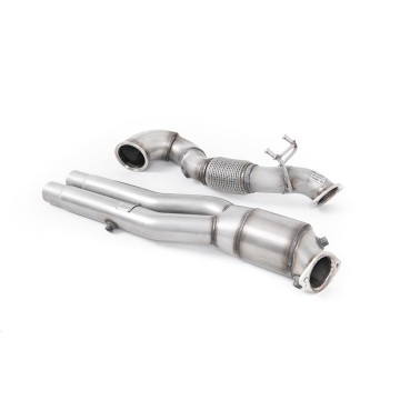 Large Bore Downpipe with Hi-Flow Sports Catalyst (Audi RS3 8V+8Y/RSQ3/TTRS MK3)