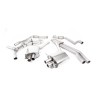 Audi RS5 B9 GPF Models - Resonated (Quieter) Cat-Back Exhaust System with Polished Oval Trims - Polished