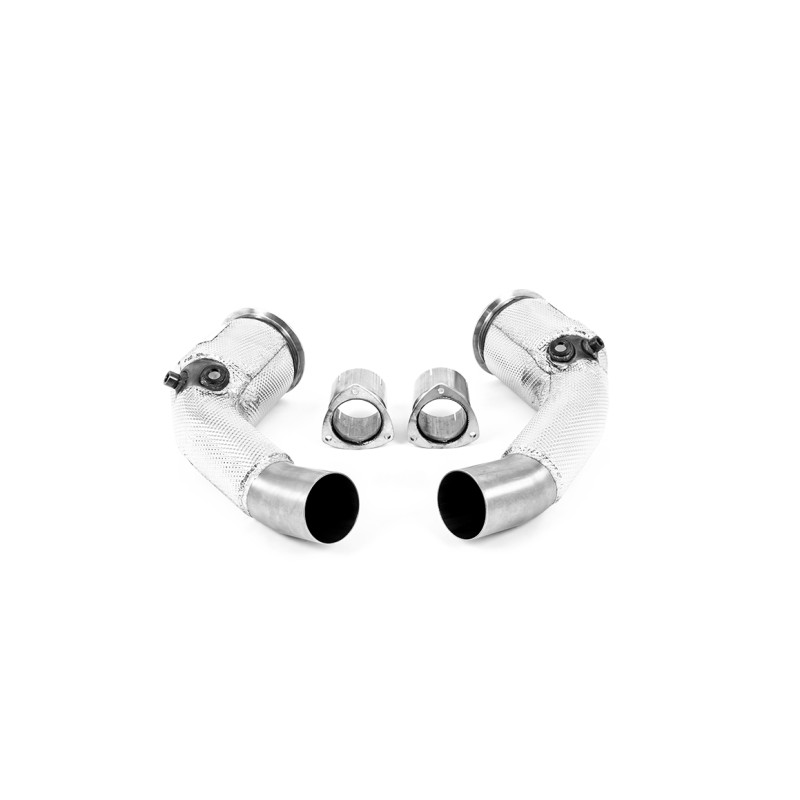 Audi RS6/RS7 C8 & S8 - Large Bore Downpipe with Cat & GPF Delete - For OE - OE