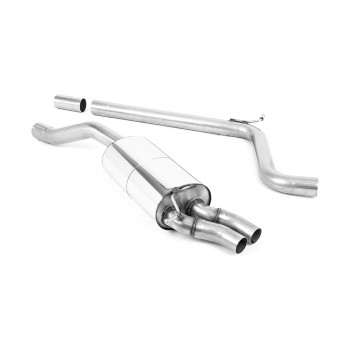 Audi A1 40TFSI 2.0 - GPF Back Exhaust System with Cerakote Black GT-76 Trims - Cerakote Black
