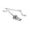 Audi A1 40TFSI 2.0 - GPF Back Exhaust System with Polished GT-76 Trims - Polished