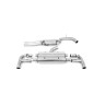 Audi RS3 8V Facelift - 80MM Resonated (Quieter) Cat-Back Exhaust System with Polished Trims - Polished