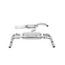 Audi RS3 8V - 80MM Resonated (Quieter) Cat-Back Exhaust System with Burnt Titanium Trims - Burnt Titanium