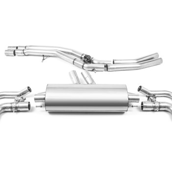 Audi RSQ8 - Front Pipe Back Exhaust - Uses OE Trims