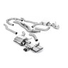 Audi RS6/RS7 C8 - Non Resonated Cat Back System (Twin 80mm) with Polished Oval Trims - Louder - (No Cutting Required - Flanged To OE Downpipes) - Polished