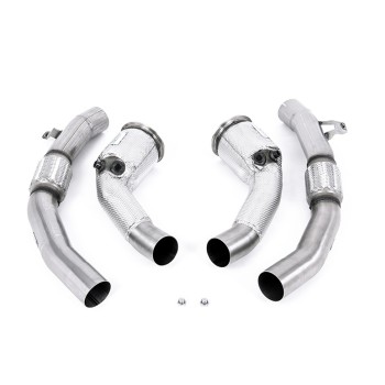 Audi RS6/RS7 C8 & S8 D5 - Large Bore Downpipe & Hi Flow Sports Cat (For Milltek System) - Milltek