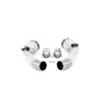 Audi RS6/RS7 C8 & S8 D5 - Large Bore Downpipe & Hi Flow Sports Cat (For OE System) - OE