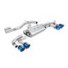 Audi S3 8Y Sportback GPF models - 80mm Non-Resonated (Louder) Cat-Back Exhaust System with Burnt Titanium Trims - Burnt Titanium