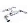 Audi TTRS MK3 Quattro - 80mm Resonated (Quieter) Cat-Back Exhaust System with Polished Trims - Polished