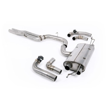 Audi RS3 8Y Sportback - 80mm Non Resonated (Louder) OPF/GPF Back System - Non-Resonated