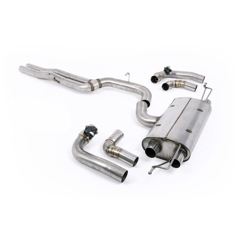 Audi RS3 8Y Sportback - 80mm Non Resonated (Louder) OPF/GPF Back System - Non-Resonated
