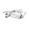 BMW 4 Series F32 428i Manual - Resonated (Quieter) Cat-Back Exhaust System with Polished Trims - Polished