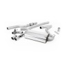 BMW 4 Series F32 428i Manual - Non-Resonated (Louder) Cat-Back Exhaust System with Polished Trims - Polished