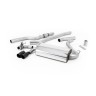 BMW 4 Series F32 428i Manual - Non-Resonated (Louder) Cat-Back Exhaust System Cerakote Black Trims - Cerakote Black
