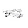 BMW 4 Series F32 428i Auto - Non-Resonated (Louder) Cat-Back Exhaust System with Polished Trims - Polished