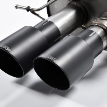 BMW M5 F10 - Cat-Back Exhaust System with Cerakote Black Trims - Cerakote Black