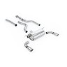 BMW F20/F21 M135i (Non X-Drive) - Cat-Back Exhaust System with Race Rear Silencer & Titanium Tips - Brushed Titanium