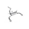BMW F20/F21 M135i (Non X-Drive) - Road Rear Silencer with Titanium Tips - Brushed Titanium