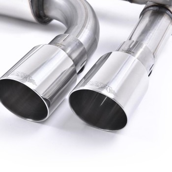 BMW F87 M2 - Cat-Back Exhaust System with Polished GT-90 Trims - Polished