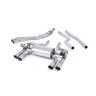 BMW F87 M2 - Cat-Back Exhaust System with Polished GT-90 Trims - Polished