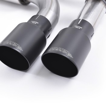 BMW F87 M2 - Cat-Back Exhaust System with Cerakote Black GT-90 Trims - Cerakote Black