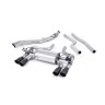 BMW F87 M2 - Cat-Back Exhaust System with Cerakote Black GT-90 Trims - Cerakote Black