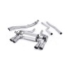 BMW F87 M2 - Cat-Back Exhaust System with Titanium GT-90 Trims - Brushed Titanium