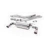 BMW F20/21 M140i (Non OPF) - Resonated (Quieter) Cat-Back Exhaust System with Polished GT-90 Trims - Polished