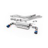 BMW F20/21 M140i (Non OPF) - Resonated (Quieter) Cat-Back Exhaust System with Burnt Titanium GT-90 Trims - Burnt Titanium