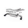 BMW F20/21 M140i (Non OPF) - Non-Resonated (Louder) Race Cat-Back Exhaust System with Cerakote Black GT-90 Trims - Cerakote Black