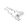 BMW F30 320i M Sport - Resonated (Quieter) Cat-Back Exhaust System with Polished GT-80 Trims - Polished