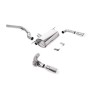Non-Resonated (Louder) GPF/OPF-Back Exhaust System with Polished GT-90 Trims - Polished
