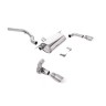 Non-Resonated (Louder) GPF/OPF-Back Exhaust System with Titanium GT-90 Trims - Brushed Titanium