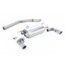 BMW F20/21 M140i - Non-Resonated (Louder) GPF/OPF-Back Exhaust System with Titanium GT-90 Trims - Brushed Titanium