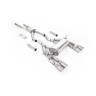 BMW F80 M3/F82 M4 - GPF / OPF Back Road Exhaust System with Titanium GT-90 Trims - Brushed Titanium