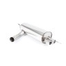 Valved Rear Silencer with GT-80 Polished Trims - Polished