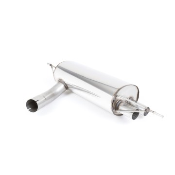 Valved Rear Silencer with GT-80 Cerakote Black Trims - Cerakote Black