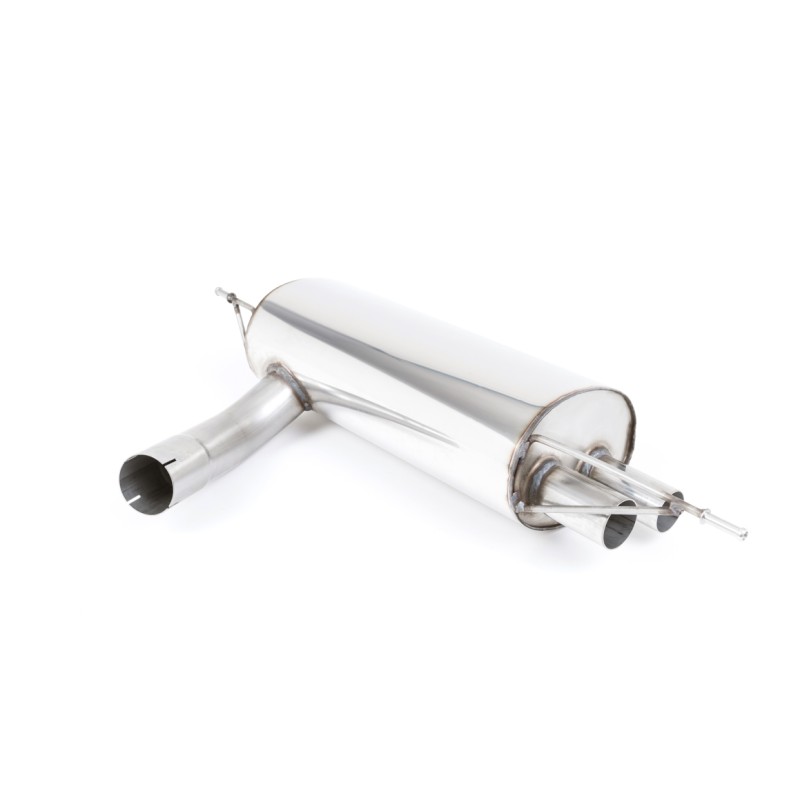 Valved Rear Silencer with GT-80 Cerakote Black Trims - Cerakote Black