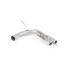 Non-Valved (Louder) Rear Silencer Bypass with GT-80 Polished Trims - Polished