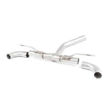 Non-Valved (Louder) Rear Silencer Bypass with JET-90 Carbon Trims - M135 Valance - Carbon Fibre