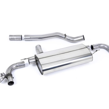 BMW F40 M135i - OPF Back Exhaust System with Carbon Tips - Carbon Fibre