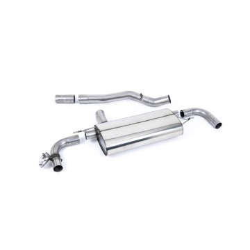 BMW F40 M135i - OPF Back Exhaust System with Carbon Tips - Carbon Fibre