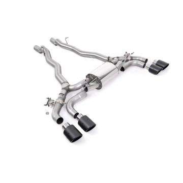 BMW M5 F90 - OPF/GPF Back System with Carbon JET-100 Trims - ECE Approved - Carbon