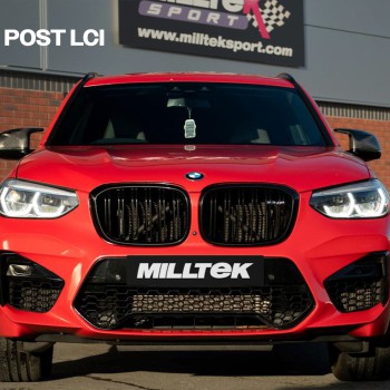 BMW X3 G01 S58 Pre LCI (GPF Equipped) - Resonated (Quieter) Downpipe Back Exhaust System with GT-115 Polished Trims - Polished