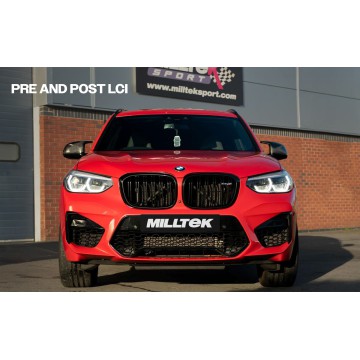 BMW X3 G01 S58 Pre LCI (GPF Equipped) - Resonated (Quieter) Downpipe Back Exhaust System with GT-115 Polished Trims - Polished