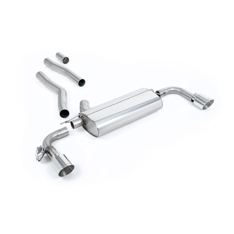 BMW F40 1 Series 128ti - OPF/GPF Back System with GT-115 Polished Trims - Polished