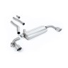 BMW F40 1 Series 128ti - OPF/GPF Back System with GT-115 Brushed Titanium Trims - Brushed Titanium