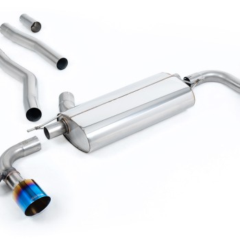BMW F40 1 Series 128ti - OPF/GPF Back System with GT-115 Burnt Titanium Trims - Burnt/Blue Titanium