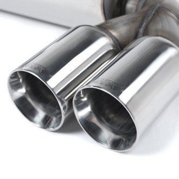 BMW E46 M3/M3 CSL - Rear Silencer with Quad Polished Trims